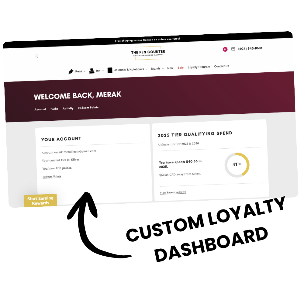 Custom Loyalty Dashboard